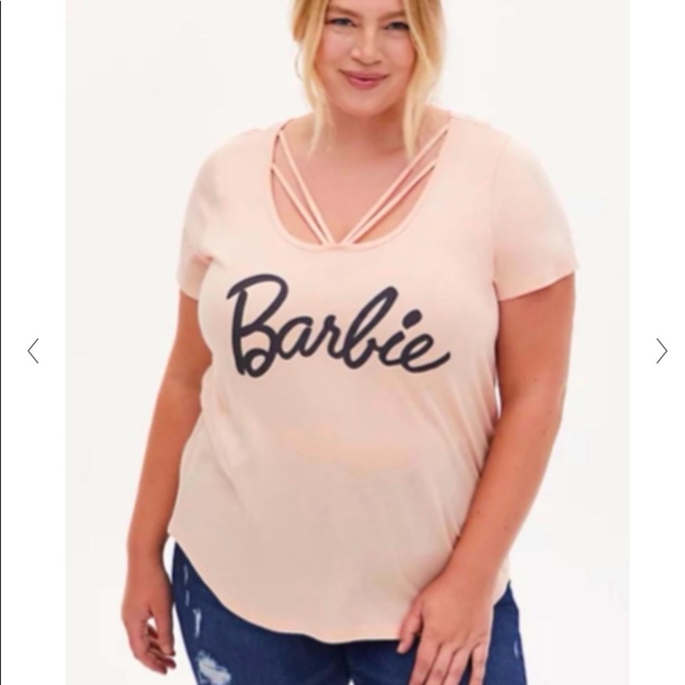 Torrid Barbie T-Shirt blush pink
